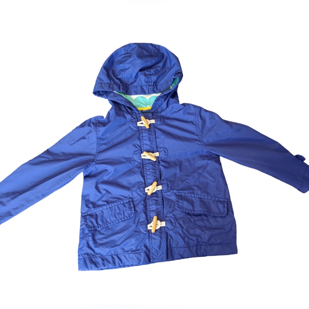 mini boden • navy blue toggle jacket